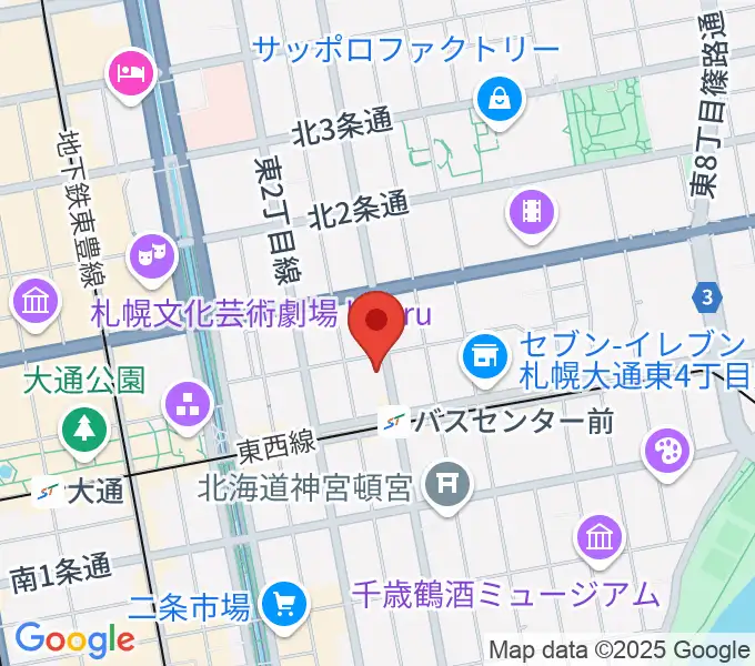 札幌SOUND CRUEの地図
