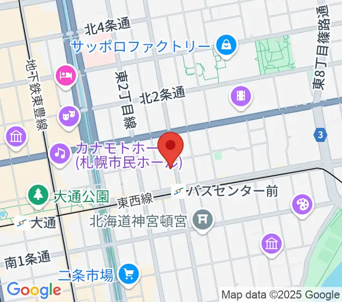 札幌SOUND CRUEの地図