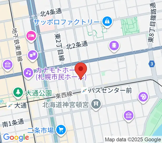 札幌SOUND CRUEの地図