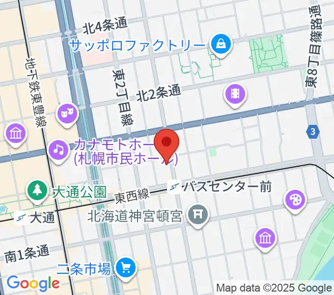 札幌SOUND CRUEの地図