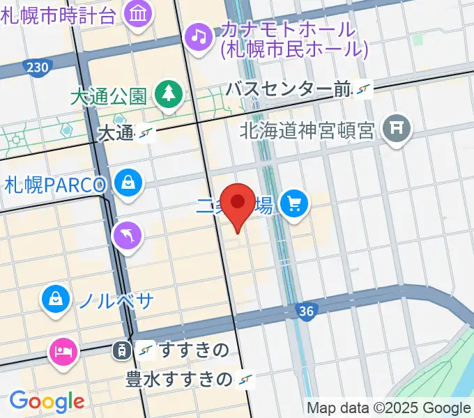 ライブハウスKLUB COUNTER ACTIONの地図
