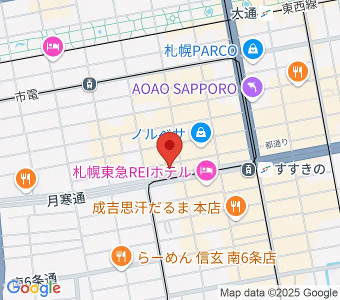 BESSIE HALLの地図