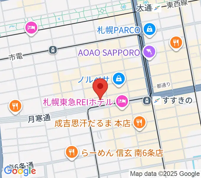 BESSIE HALLの地図