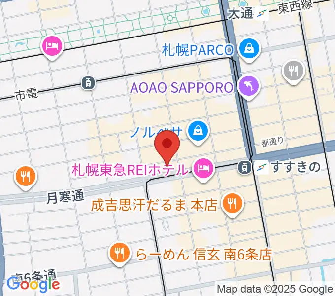 BESSIE HALLの地図