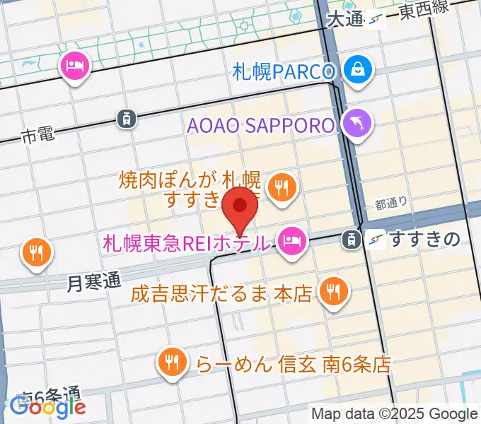 BESSIE HALLの地図