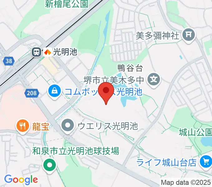 山本音楽教室の地図