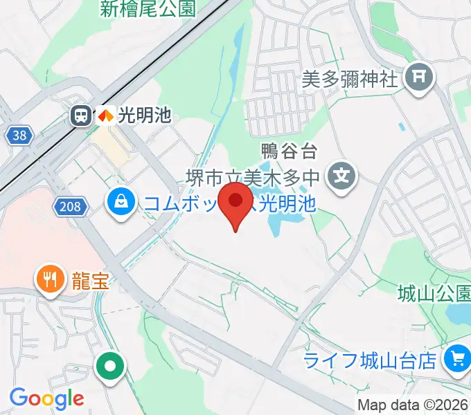 山本音楽教室の地図