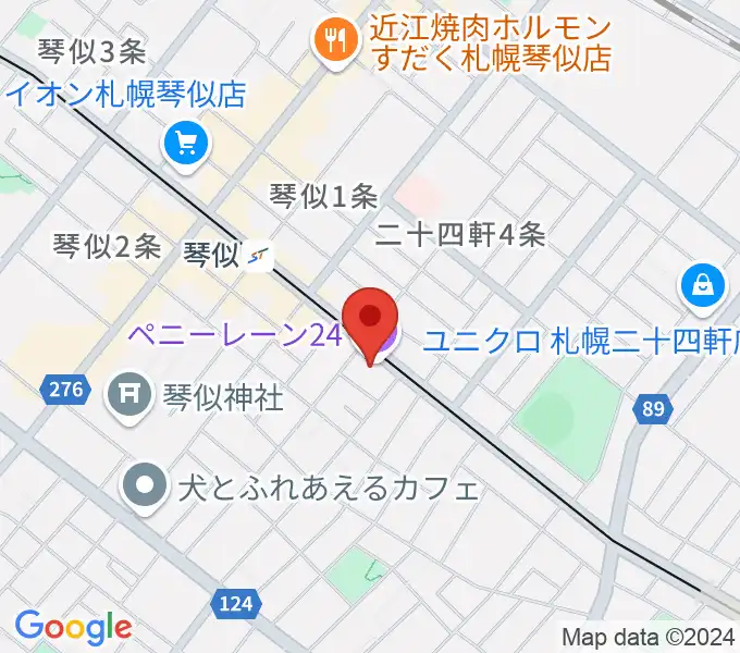 札幌ペニーレーン24の地図