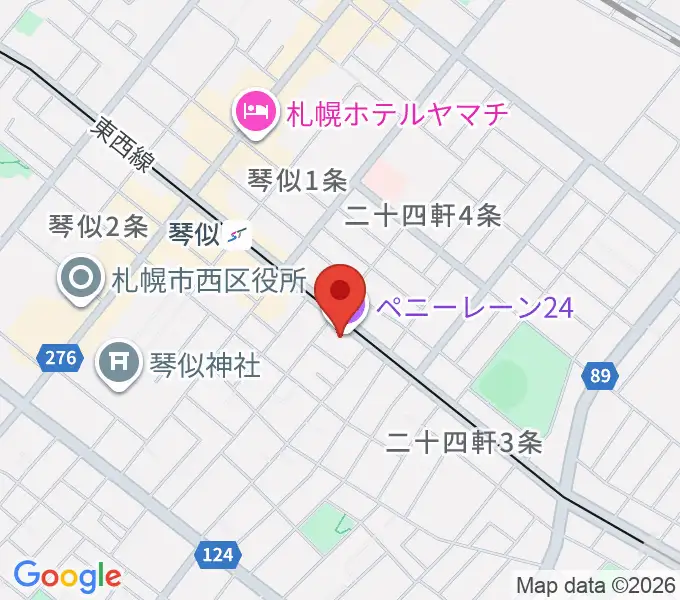 札幌ペニーレーン24の地図
