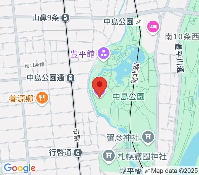 札幌コンサートホールKitaraの地図