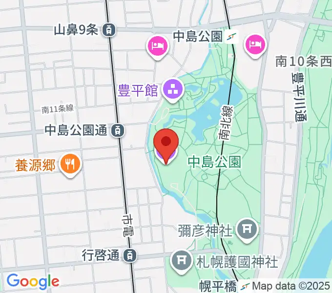 札幌コンサートホールKitaraの地図