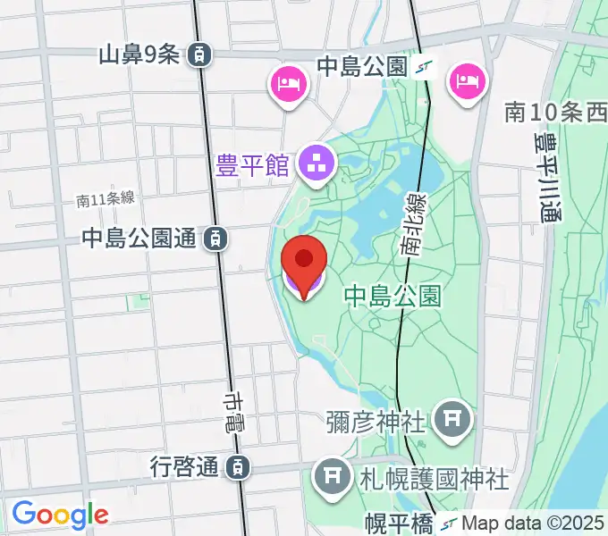 札幌コンサートホールKitaraの地図