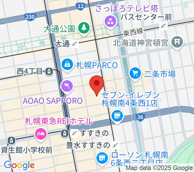 札幌moleの地図