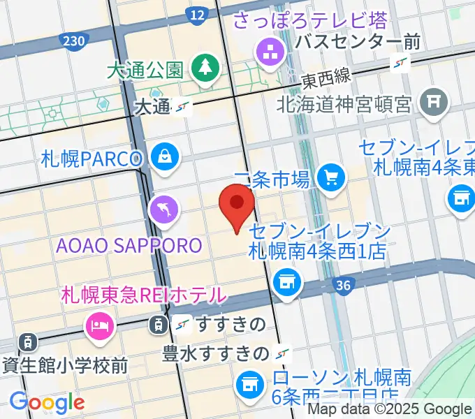 札幌moleの地図