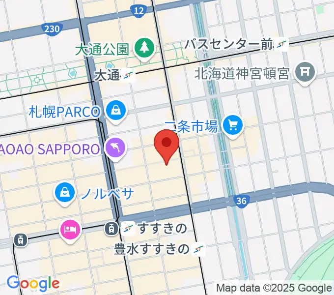 札幌moleの地図