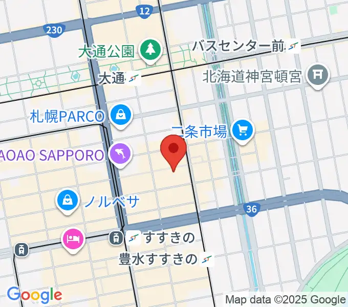 札幌moleの地図