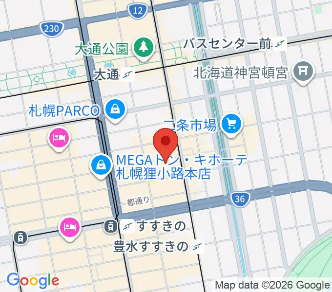 札幌moleの地図