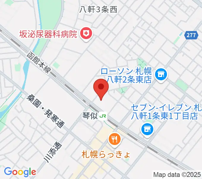 生活支援型文化施設コンカリーニョの地図