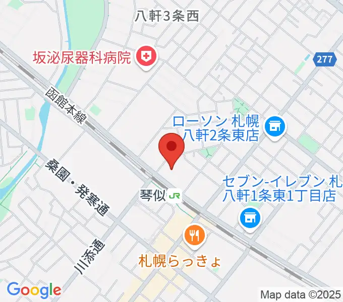 生活支援型文化施設コンカリーニョの地図
