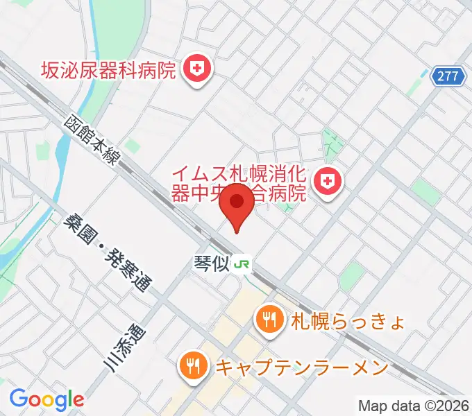 生活支援型文化施設コンカリーニョの地図