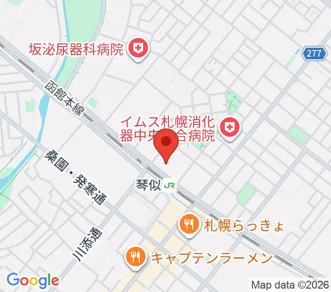 生活支援型文化施設コンカリーニョの地図