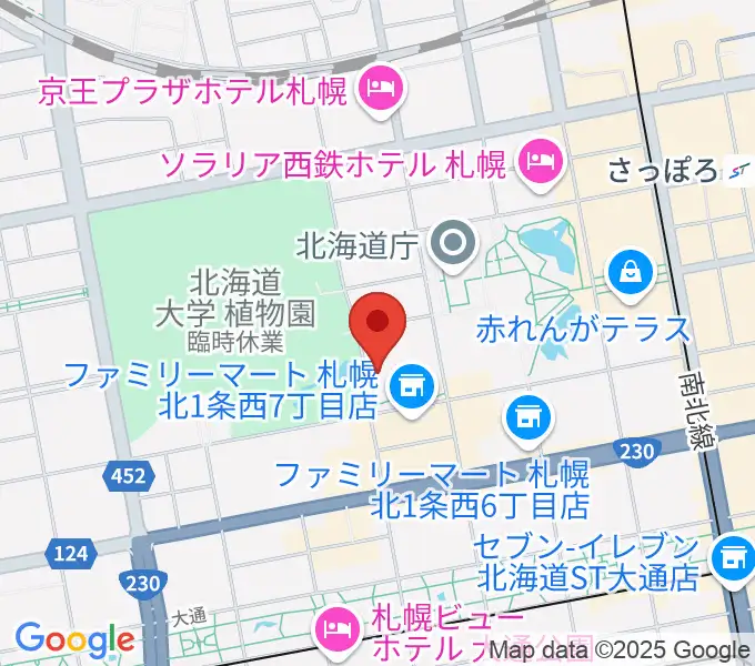 北海道立道民活動センター かでる2・7の地図