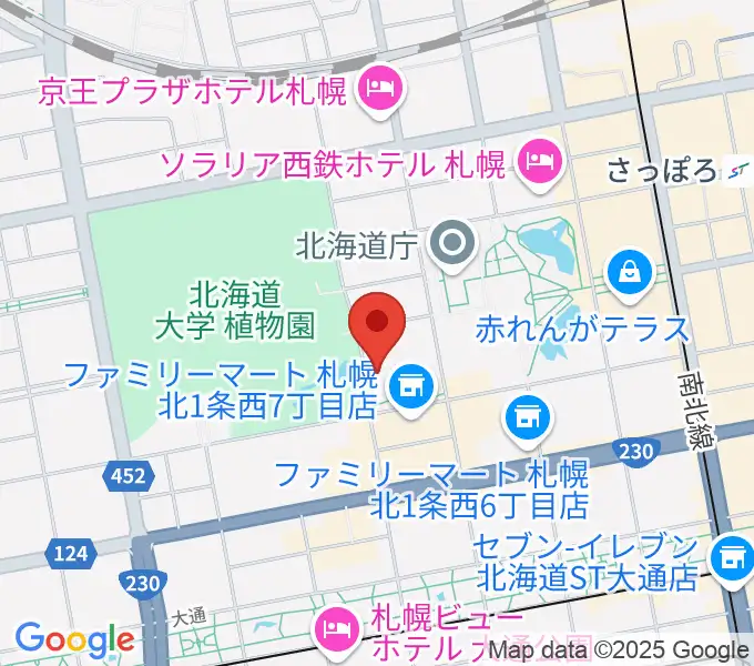 北海道立道民活動センター かでる2・7の地図