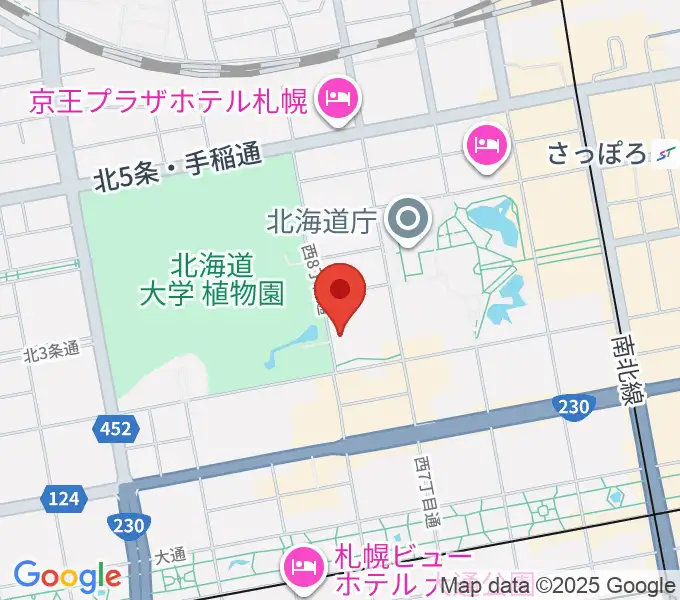 北海道立道民活動センター かでる2・7の地図