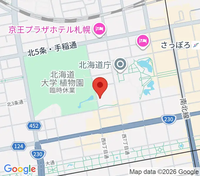 北海道立道民活動センター かでる2・7の地図