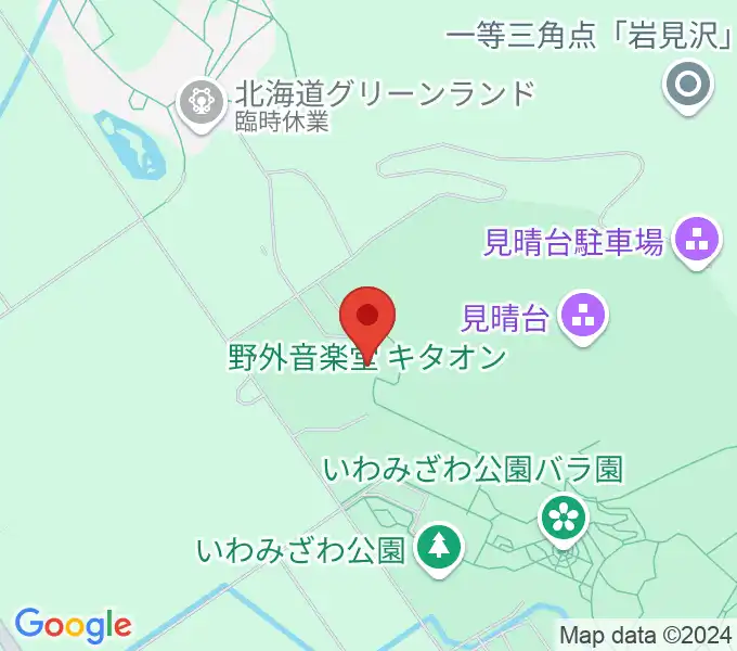 野外音楽堂キタオンの地図