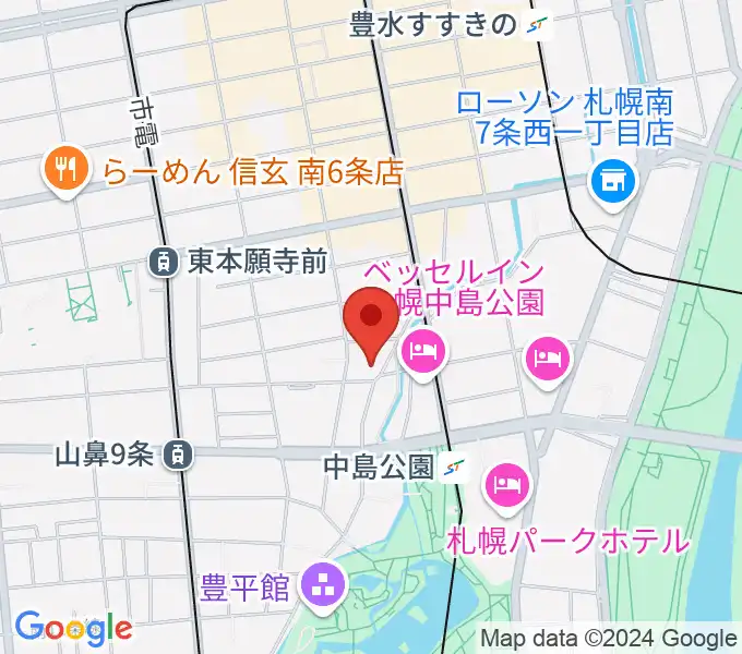 SUSUKINO 810の地図