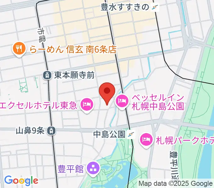 SUSUKINO 810の地図