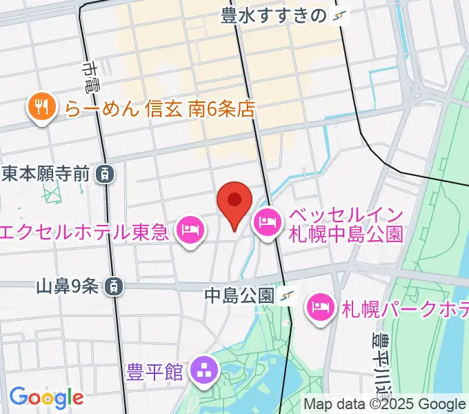 SUSUKINO 810の地図