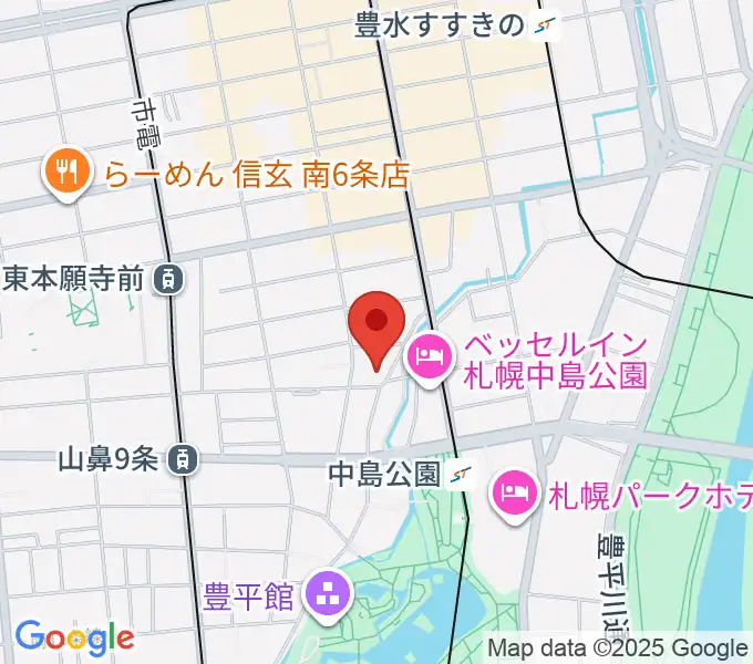 SUSUKINO 810の地図