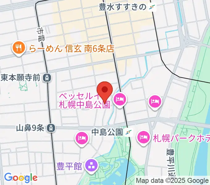 SUSUKINO 810の地図