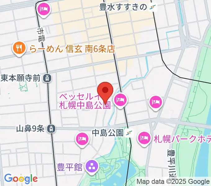 SUSUKINO 810の地図