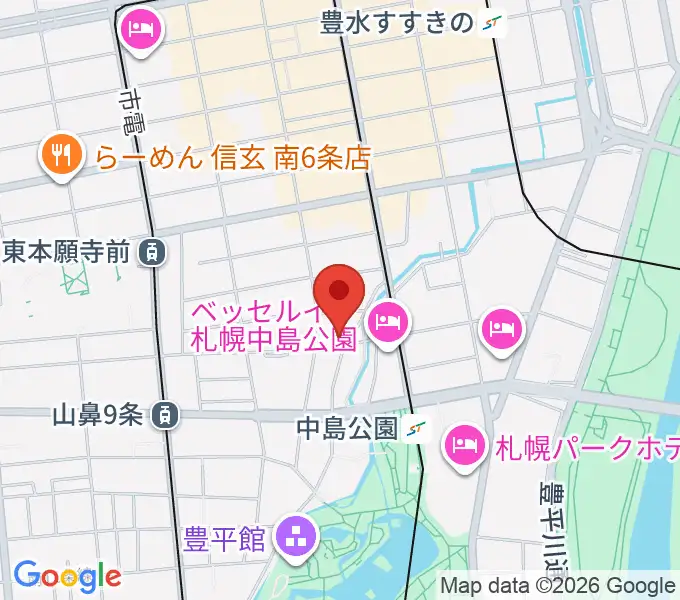 SUSUKINO 810の地図