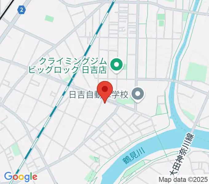 石原進二サックススクール綱島校の地図
