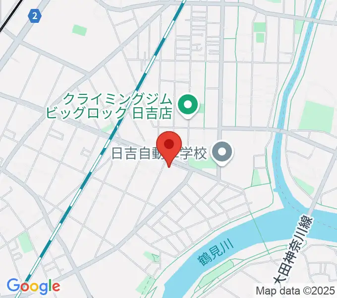 石原進二サックススクール綱島校の地図