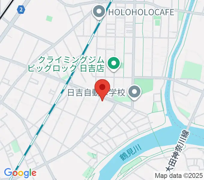 石原進二サックススクール綱島校の地図
