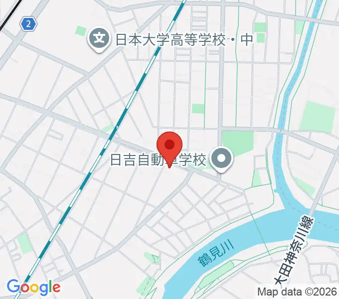 石原進二サックススクールの地図