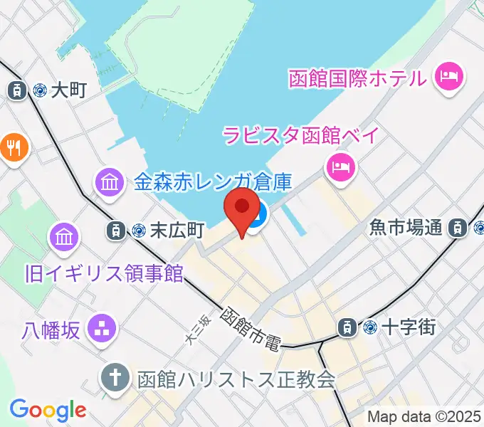 金森ホールの地図