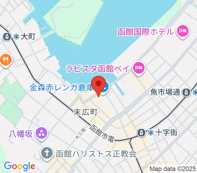金森ホールの地図