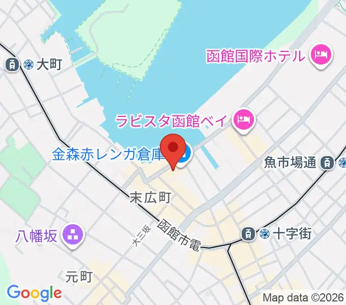 金森ホールの地図