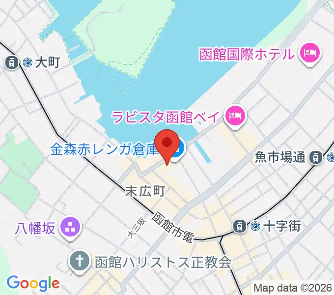 金森ホールの地図