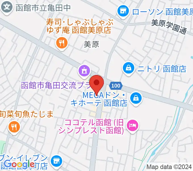 函館club COCOAの地図