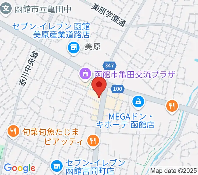 函館club COCOAの地図