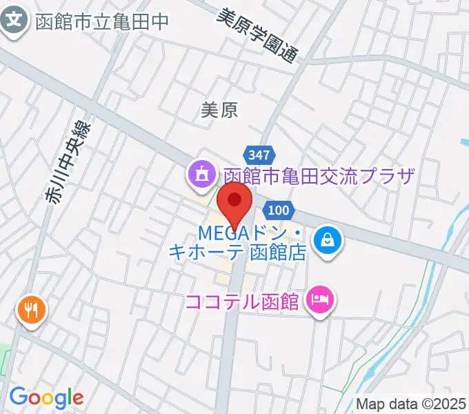 函館club COCOAの地図