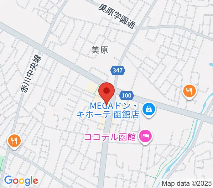 函館club COCOAの地図