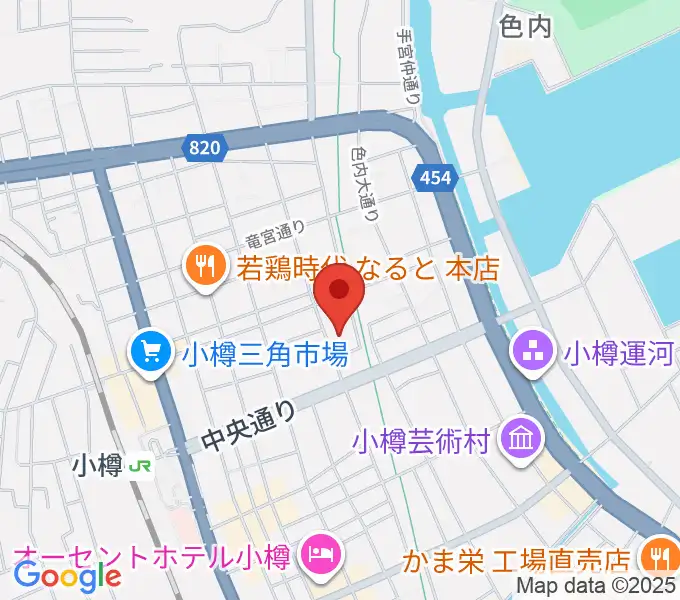 小樽市民センター マリンホールの地図